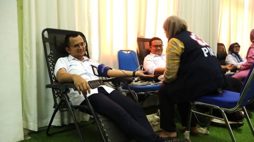 PLN UID Sumut Gelar Donor Darah Serentak Peringati Hari Listrik Nasional ke-80