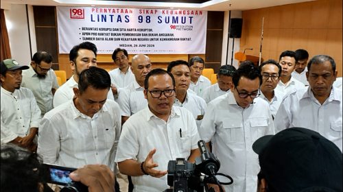 Edison Marbun: Demokrasi Harus Hadirkan Kesejahteraan, Lintas 98 Sumut Dukung Program Prabowo