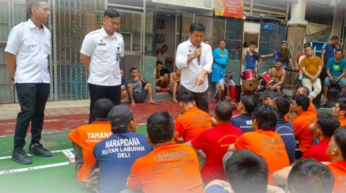 Rutan Kelas I Labuhan Deli Perkuat Pengamanan, Ka. KPR Tekankan Disiplin dan Kepatuhan SOP