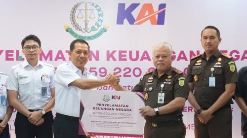 Kejaksaan Selamatkan Aset PT KAI Senilai Rp55,8 Miliar di Medan