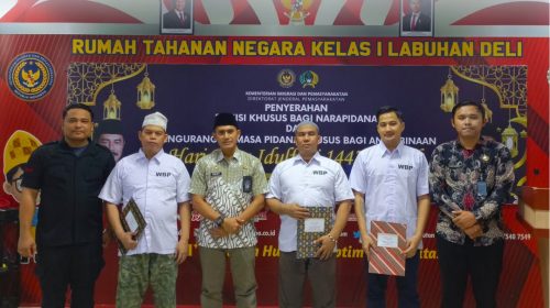 Narapidana Rutan Labuhan Deli Terima Remisi Khusus Idul Fitri 1447 H
