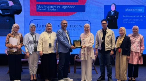 Pegadaian Gelar Kuliah Umum dan Literasi Keuangan di Universitas Satya Terra Bhineka