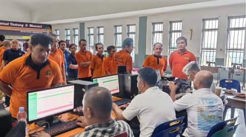 Rutan Labuhan Deli Gelar Perekaman e-KTP bagi Warga Binaan, Dukung Pemenuhan Hak Identitas