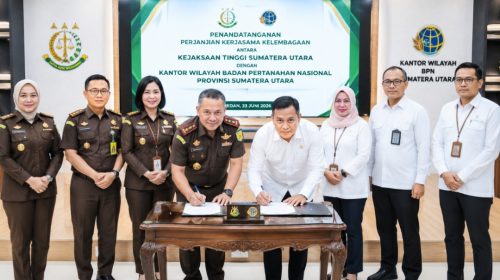 BPN Sumut dan Kejati Sumut Perkuat Sinergi Penanganan Masalah Hukum Pertanahan