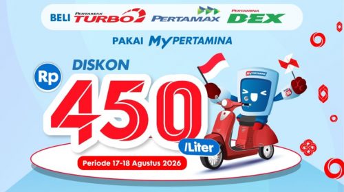 Semarak Merdeka MyPertamina, Pertamina Patra Niaga Sumbagut Hadirkan Diskon Rp450 per Liter