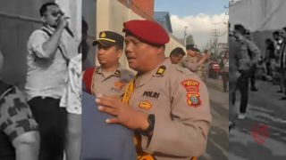 Polisi Amankan Aksi Warga di Gerbang PT Leomas, Upaya Bakar Ban Berhasil Digagalkan