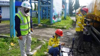 Pelindo Regional 1 Gelar Uji Emisi Kendaraan di Buffer Area Gate 2 Pelabuhan Belawan