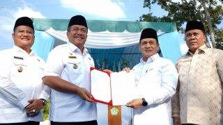 Wamenag Terima Hibah Tanah 10 Hektare dari Pemkab Asahan untuk Pendirian MAN Insan Cendekia