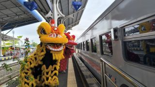 PT Kereta Api Indonesia (Persero) Divre I Sumut Rayakan Imlek 2026 di Stasiun Lubuk Pakam, 44.350 Penumpang Gunakan KA