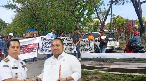 AKTA Gelar Aksi di Kejati Sumut dan BPK RI, Desak Usut Dugaan Korupsi Proyek BPBD Padang Lawas