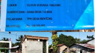 Diduga Berdiri di Atas Aliran Sungai, Pembangunan Ruko UMKM di Batu Bara Diminta Diusut