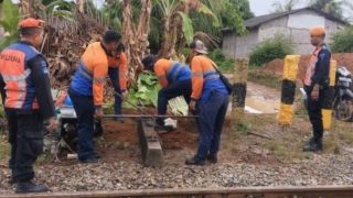 KAI Sumut Tertibkan 25 Perlintasan Sebidang, Perkuat Keselamatan Perjalanan Kereta