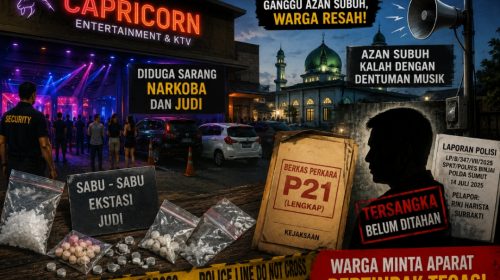 THM Capricorn di Langkat Diduga Jadi Sarang Narkoba dan Ganggu Warga Saat Azan Subuh