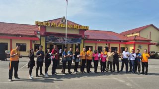 Pelindo Regional 1 Belawan Meriahkan Olahraga Bersama Hari Bhayangkara ke-80, Perkuat Sinergi Antarinstansi