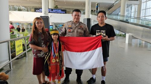 Siswi SD Negeri 18 Rantau Selatan Raih Emas ASMC 2026 di Malaysia, Harumkan Nama Indonesia