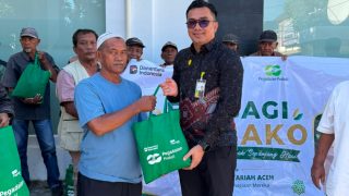 Pegadaian Syariah Area Aceh Hadirkan Kebahagiaan Lewat Program Berbagi 150 Paket Sembako