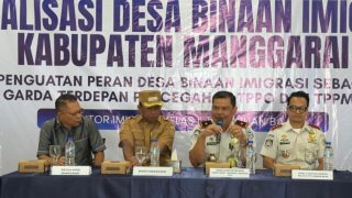 Imigrasi Labuan Bajo Hibahkan Motor Operasional ke Lima Desa di Manggarai, Perkuat Pencegahan TPPO dan TPPM