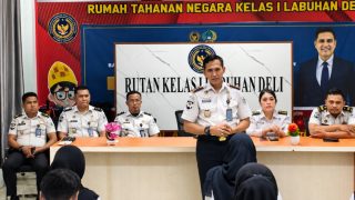 13 Peserta Magang Angkatan II 2026 Ikuti Pembekalan Awal di Rutan Kelas I Labuhan Deli