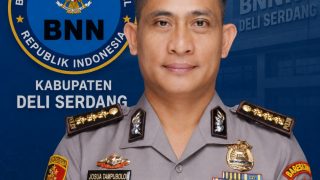 Belum Genap Enam Bulan Menjabat, Kepala BNNK Deli Serdang Josua Tampubolon Diganti