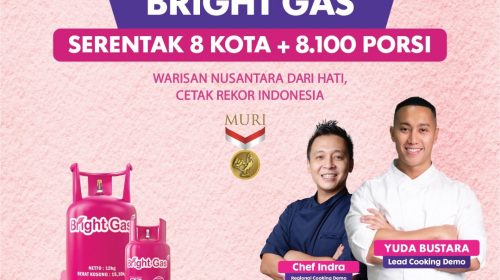 Pertamina Ajak Warga Medan Ramaikan Rekor MURI Memasak dengan Bright Gas di Lapangan Merdeka