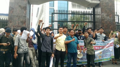 GHARIS Sumut Demo di Kejati Sumut, Soroti Pergeseran Anggaran Rp503 Miliar di Deli Serdang