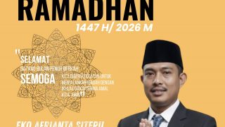 Eko Afrianta Sitepu Sampaikan Ucapan Marhaban Ya Ramadan 1447 H, Ajak Warga Medan Perkuat Iman dan Kepedulian