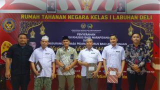 Rutan Labuhan Deli Serahkan Remisi Khusus Idulfitri 1447 H, Sejumlah Narapidana Langsung Bebas