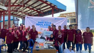 Pelindo Regional 1 Belawan Salurkan 5 Ekor Sapi Kurban untuk Masyarakat Sekitar Pelabuhan