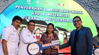 Bank Sumut Wujudkan Impian Masyarakat Miliki Rumah Lewat Akad Massal KPR Sejahtera FLPP