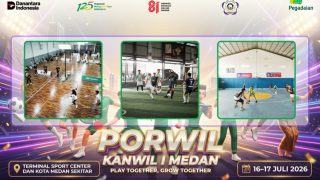 Sambut HUT ke-81 Kemerdekaan RI, Pegadaian Kanwil I Medan Gelar PORWIL 2026 Bertajuk “Play Together, Grow Together”