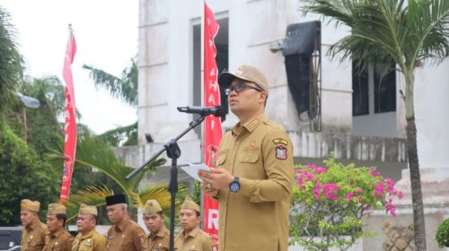 Pimpin Apel Awal September, Wawalkot Tanjungbalai Tekankan Disiplin dan Sinergi Wujudkan Tanjungbalai EMAS