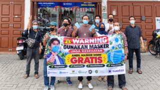 Cegah Dampak Asap Kebakaran, Mawaddah Group Bagikan Ribuan Masker Gratis di Medan