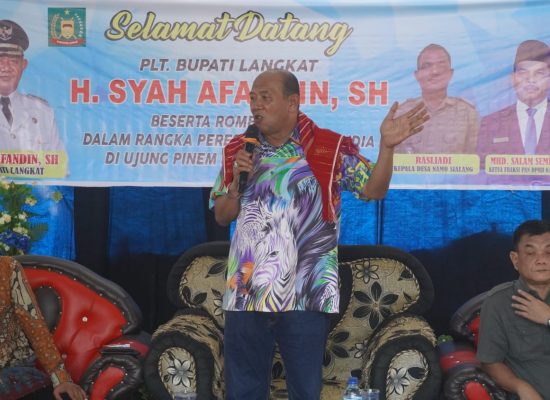 Plt Bupati Langkat Resmikan Tugu Sembiring Pandia di Batang Serangan