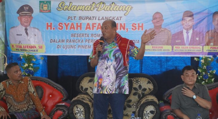 Plt Bupati Langkat Resmikan Tugu Sembiring Pandia di Batang Serangan