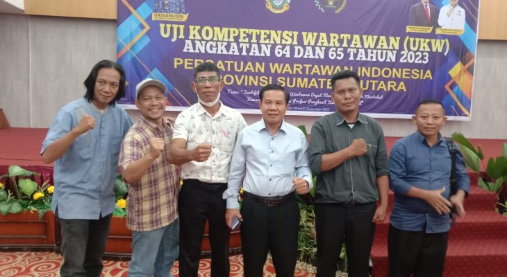 UKW Angkatan 64 dan 65 PWI Sumut Secara Resmi Ditutup, Dari 58 Orang Peserta, 8 Orang Belum Kompeten  