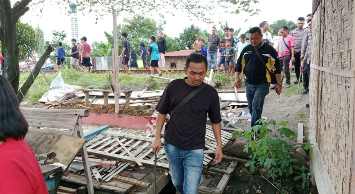 Polsek Percut Kembali Lakukan Penggerebekan dan Robohkan Pondok Narkoba di Tembung