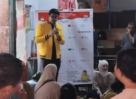 Selain Berkunjung dan Silaturahmi, Dimas Sofani Lubis Menyerap Aspirasi Warga Kelurahan Hamdan