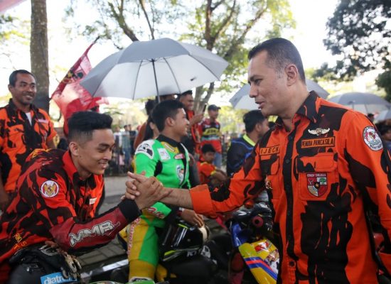 Musa Rajekshah (Ijeck) Hadiri Penutupan Langkat Road Race.