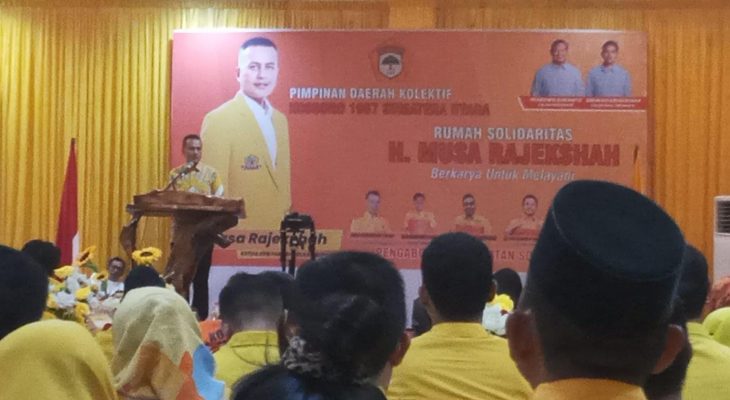Rumah Solidaritas H.Musa Rajekshah Telah Diresmikan