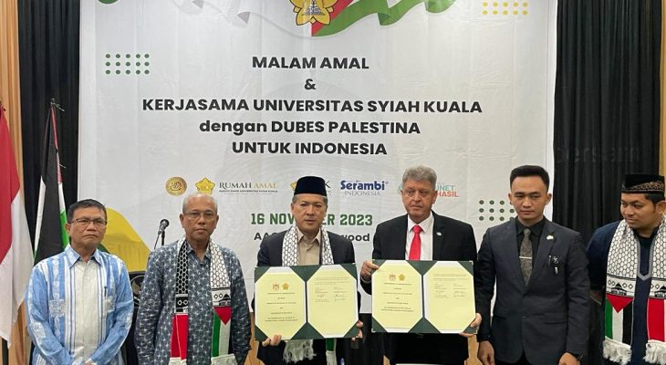 IDI Dan Universitas Syiah Kuala Berikan Beasiswa Pendidikan untuk Mahasiswa Palestina