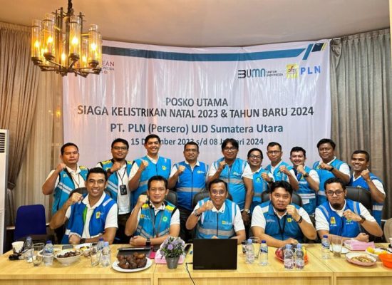 PLN UID Sumatera Utara Berhasil Amankan Pasokan Listrik Malam Tahun Baru 2024