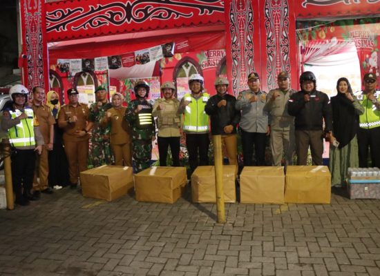 Amankan Malam Tahun Baru, Kapolrestabes Medan Ikut Patroli Bersama Forkopimda Sumut