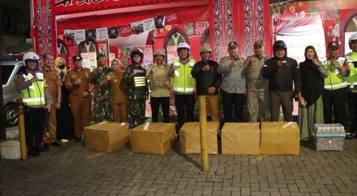 Amankan Malam Tahun Baru, Kapolrestabes Medan Ikut Patroli Bersama Forkopimda Sumut