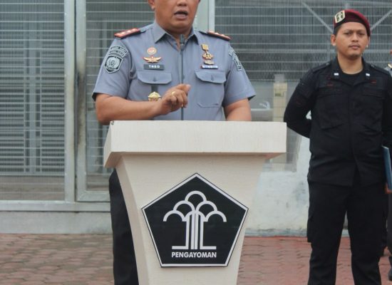 Asah Rasa Nasionalisme Kalapas Binjai Bertindak Sebagai Inspektur Upacara Berbangsa Dan  Bernegara