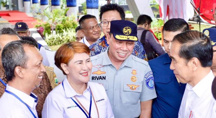 Direktur Utama Jasa Raharja Hadiri Peresmian Terminal Tipe A Pakupatan oleh Presiden Jokowi