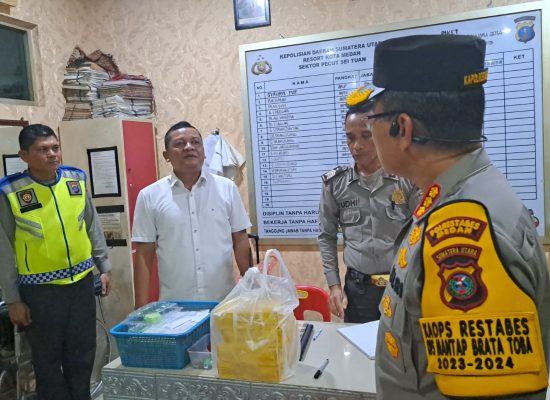 Kapolrestabes Medan Sidak Polsek Jajarannya, Minta Agar Tahanan Diperhatikan dan Lakukan Patroli
