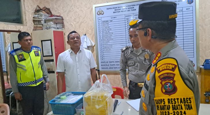Kapolrestabes Medan Sidak Polsek Jajarannya, Minta Agar Tahanan Diperhatikan dan Lakukan Patroli