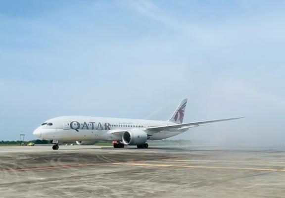 Terbang Perdana, Kini Qatar Airways hadir dengan rute Doha – Kualanamu, Kualanamu – Doha
