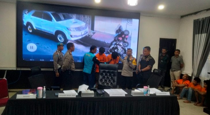 Polsek Medan Tuntungan Gulung Komplotan Pencurian Kaca Spion Mobil Mewah dan Curanmor