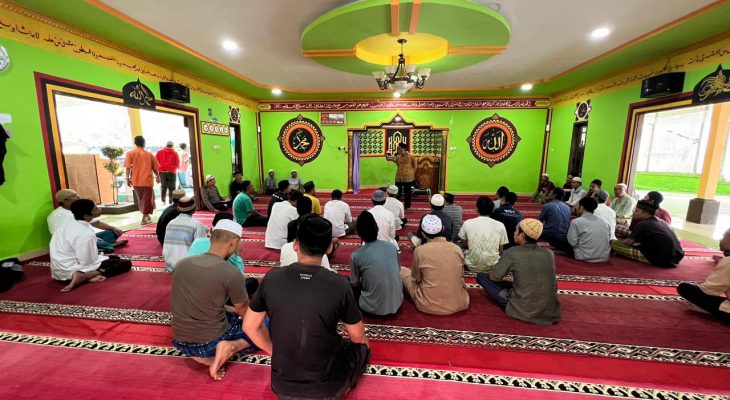 Narapidana Ikuti Tausiyah Dengan Khidmad Di Lapas Narkotika Kelas IIA Pematang Siantar